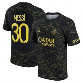 Jalkapallo Pelipaidat/Peliasut Paris Saint-Germain MESSI 30 Jordan Neljäspelipaita 2022-23
